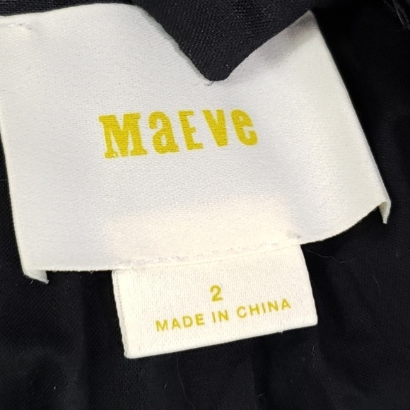 Anthropologie Maeve linen pocketed a line d - Picture 6 of 8